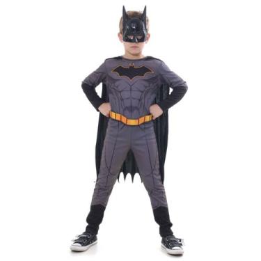 Imagem de Fantasia Batman Infantil - Liga da Justiça - Original - DC Comics, Uni