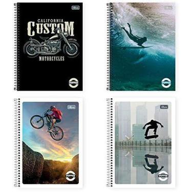 Imagem de Caderno 01X1 Capa Dura Pepper Masculino 80Fls. - TILIBRA