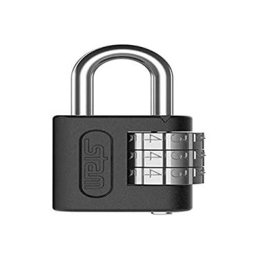 Imagem de Cadeado Segredo 25Mm Preto Fosco - STAM