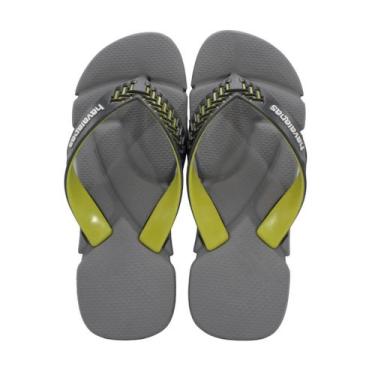 Imagem de Chinelo Havaianas Power 2.0 Cinza Grafite, P1, 3744 cinza aco, Grafite
