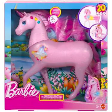 Imagem de Barbie Fantasy Unicórnio Mudança de Cor JCP78 Mattel