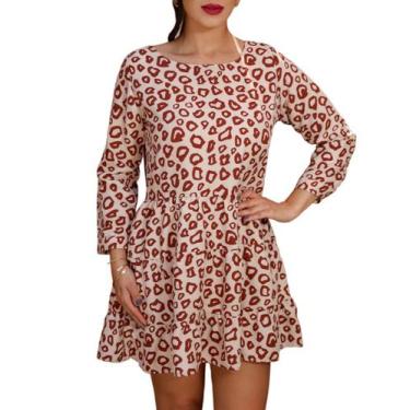 Imagem de Vestido Feminino Três Marias Manga Longa - Razon Jeans, P