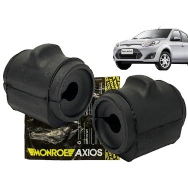 Imagem de Par Buchas Barra Estabilizadora Dianteira 5115446 Compatível com Fiesta 2003 a 2014 Código Original 2S655484AB