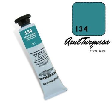 Imagem de Tinta Óleo 37ml G1 134 Azul Turquesa Corfix