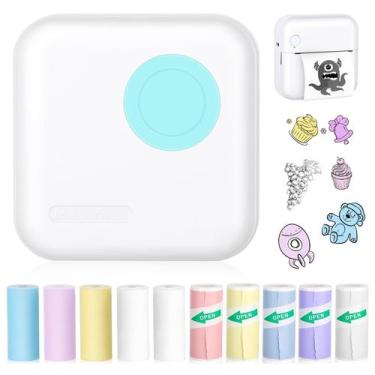 Imagem de Impressora Bluetooth ST-CARE Mini Pocket Thermal com 10 rolos