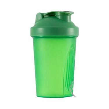 Imagem de Garrafa Shaker Portátil De Plástico De 400ml Para Misturar Whey Protei
