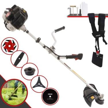 Imagem de Roçadeira Robusta Kawashima KW52LE À Gasolina Motor 2T 52cc 2T 2,5HP 1