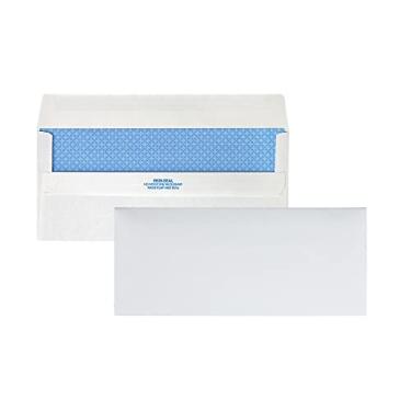 Imagem de Quality Park Envelopes de película de segurança Redi-Seel, nº 10, branco, 500/caixa (11218)