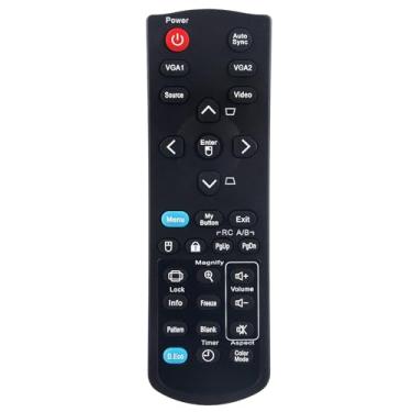 Imagem de Ajuste remoto substituído para projetor ViewSonic DLP PJD6253 PJD6383 PJD6383S PJD6553W PJD6653W PJD6653WS PJD6683W PJD6683WS PJD5126 PJD5226 PJD5226W PJD6226W PJD6226W 3 PJD6 353 PJD6653W PJD6353S