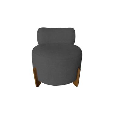 Imagem de Poltrona Monaco Decorativa Bouclé Para Sala, Quarto ou Closet