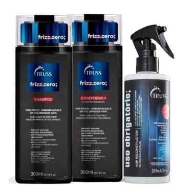 Imagem de Kit Truss Frizz Zero - Shampoo 300ml + Condicionador 300ml + Uso Obrig
