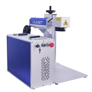 Imagem de Máquina de marcação a laser de fibra HUNST MAX 30W, gravadora de metal em aço inoxidável para marcação de metal (MAX 30W)