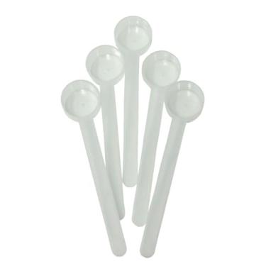 Imagem de Supplement and Supply Colher de cabo longo de 4 ml (3/4 de colher de chá) para medir café, alimentos para animais de estimação, grãos, proteínas, especiarias e outros produtos secos (pacote com 5)