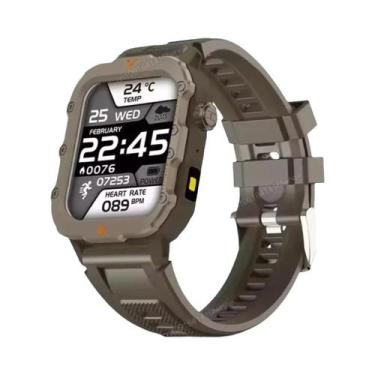 Imagem de Relógio Inteligente Masculino GPS Luz LED Tela HD Chamada Bluetooth NF