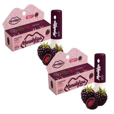 Imagem de Kit 2 Hidratante Labial Amora 3.6g MenelaLips - HIDRAMAIS