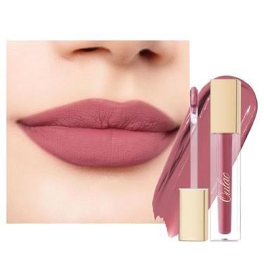 Imagem de Batom líquido Oulac M12 Pink Nude Matte Vegan Waterproof