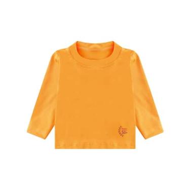 Imagem de Blusa Térmica Proteção UV Praia Manga Longa Select Laranja, 4, Laranja