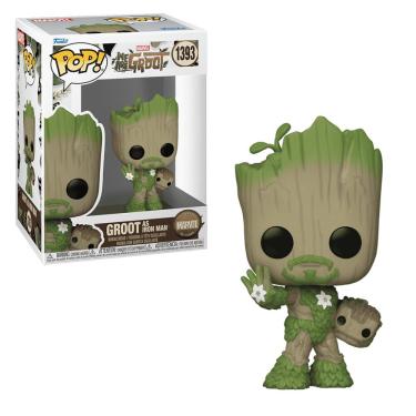 Imagem de Funko Pop Marvel We Are Groot 1393 Groot As Iron Man