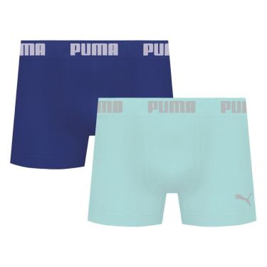 Imagem de Kit 2 Cuecas Puma Boxer Sem Costura Masculina