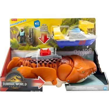 Imagem de Imaginext Jurassic World Perseguição Mosassauro C Som Mattel