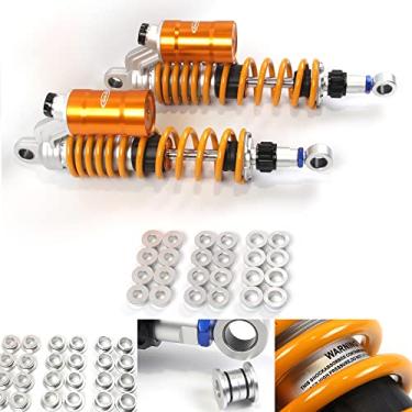 Imagem de Arashi Amortecedores Carregados com Nitrogênio 360 mm/14" Suspensão Traseira para Bobber Indiano para Kawasaki ZRX1100 1997-1999, Peças de Acessórios de Substituição de Motocicleta Ouro