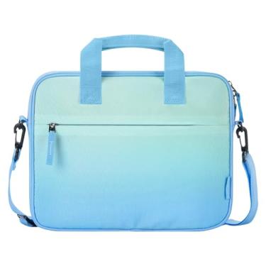 Imagem de Choco Mocha Bolsa infantil para tablet para meninos e meninas, (10-12,5 polegadas), Azul gradiente 31,78 cm, 12.5inch（12.5 x 9.8 x 1.3）