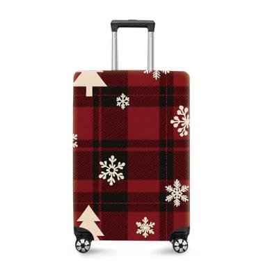 Imagem de ANNA QUEEN Capa de mala, protetor de mala, capa de viagem para bagagem de 50 a 86 cm, acessórios de viagem de elastano extensível e lavável, #1, M(fits 24-26Inch suitcase)