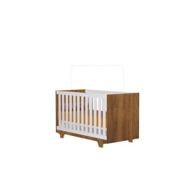 Imagem de Berço que vira Cama com Colchão - Aurora - MobiBaby
