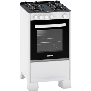 Imagem de Fogão De Piso Neo Cook Mesa De Vidro 4 Queimadores Suggar Bivolt