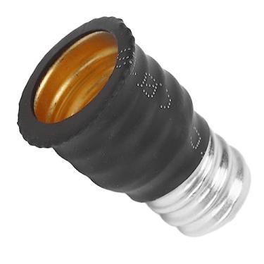 Imagem de Kavolet E12 a E14 Conversor Adaptador Prático e Durável Ideal para Garagens Quartos Salas de Estar Simples de Usar Adequadas para Escritórios Oficinas E12 a E14 Converter (Preto)