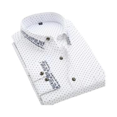 Imagem de Camisa Masculina Slim Fit Manga Comprida - Xadrez - Primavera/Verão, 3