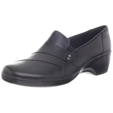 Imagem de Clarks Mocassim feminino May Marigold Slip-On, Preto, 38