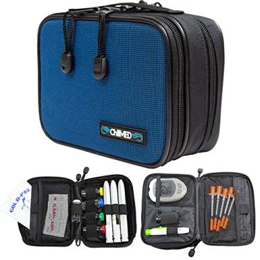 Imagem de ChillMED estojo para diabetes tipo 1 – Bolsa térmica para insulina para viagens e uso diário – Inclui pacote de gelo reutilizável – 6 a 8 horas de tempo frio (azul)