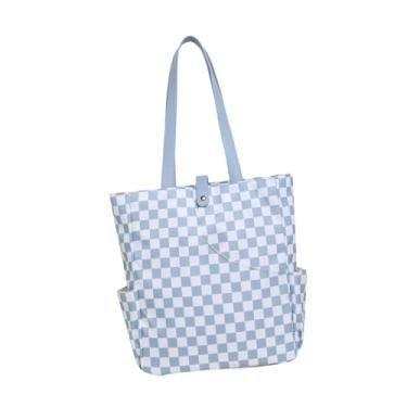 Imagem de menolana Bolsa para Pickleball, Bolsa de Ombro para Badminton, de Tênis Multifuncional e Elegante, para Raquete de Tênis para Roupas e Raquetes de Uso Externo, Azul