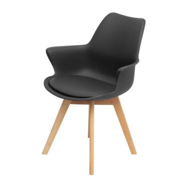 Imagem de Cadeira Joly Com Braço - Preta