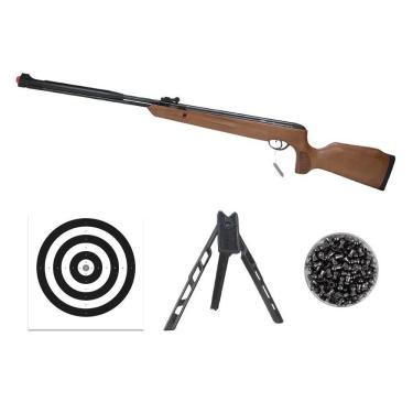 Imagem de Carabina De Pressão Naja 2.0 Wood Madeira 4,5 Gas Ram Nitro