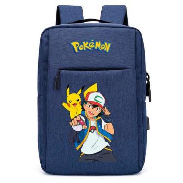 Imagem de Mochila Escolar Infantil Menino Com Entrada USB e Estampa DTF Anime Ca