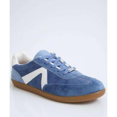 Imagem de Tênis Casual Feminino Recortes Vizzano-11308, 38, Azul