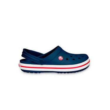 Imagem de Sandália Clog Infantil Crocs Crocband Kids, Marinho, 32