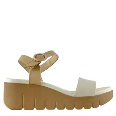 Imagem de Sandália Moleca Feminina Plataforma Com Fivela-Feminino