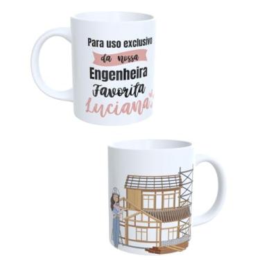 Imagem de Caneca Engenharia 300ml em Porcelana Premium | Caneca para Engenheiro | Design Técnico Profissional | Ideal Café e Chá | Presente Criativo para Engenheiros e Estudantes