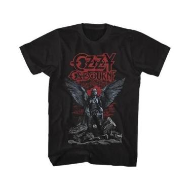 Imagem de Camiseta Masculina De Verão Com Estampa Gráfica Da Banda De Rock Ozzy 