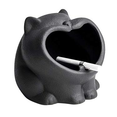 Imagem de Cinzeiro criativo fofo animal cinzeiro sala de estar escritório decoração de casa ornamentos personalidade tendência artesanato doméstico pequeno cinzeiro cinzeiro