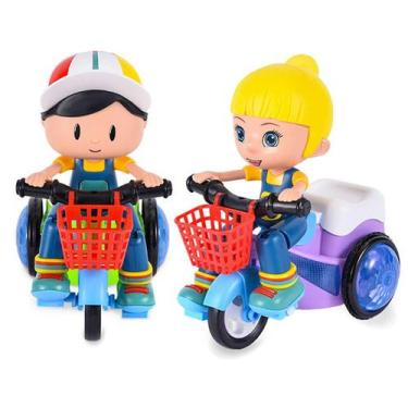 Imagem de Carro de brinquedo modelo de triciclo elétrico Stunt de 360 - Gloome S