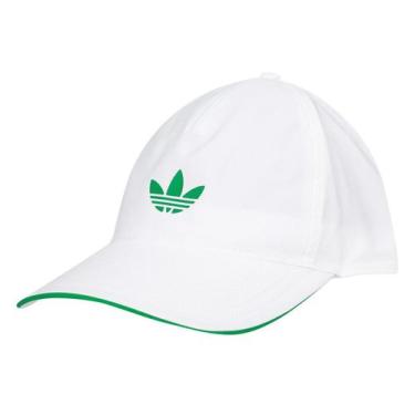 Imagem de Boné Adidas Aba Curva Baseball Climacool Originals, Branco, Verde, Úni
