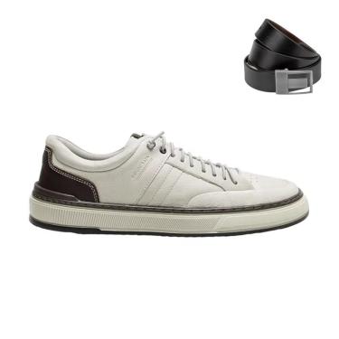 Imagem de Kit Sapatênis Democrata Denim City Masculino + Cinto