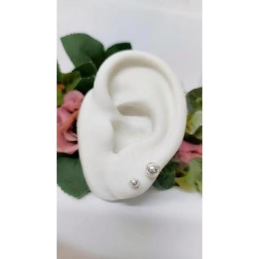 Imagem de Kit Com 2 Brincos Morgana- Banhados A Prata - Esferas Delicadas