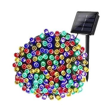 Imagem de Luzes De Cordão LED Solares 5 7 12 22M Para Jardim Externo, Pátio, Nat