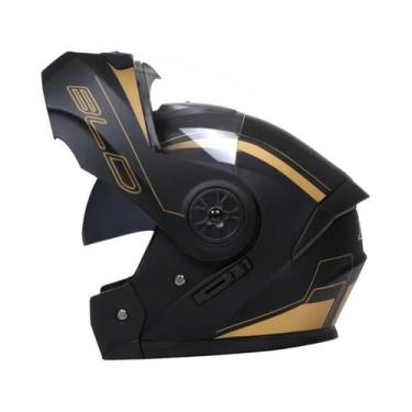 Imagem de Capacete De Motocross Unissex Com Lentes Duplas, Modular, Flip-up, Int