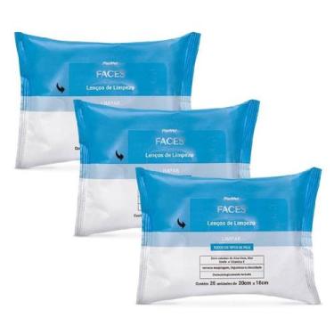 Imagem de Lenço Demaquilante Panvel Faces Todos Os Tipos De Pele Leve 3 Pague 2
